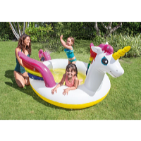 Intex Unikornis gyermekmedence zuhannyal 272 x 193 x 104 cm