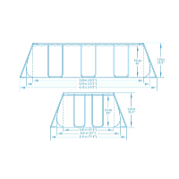 Bestway Power Steel 4,04 x 2,01 x 1 m medence szett A