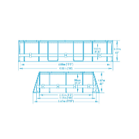 Bestway Power Steel 4,88 x 3,05 x 1,07 m medence szett 