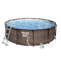 Bestway Steel Pro Rattan 3,66 x 1 m medence szett