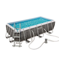 Bestway Power Steel Rattan 4,04 x 2,01 x 1 m medence tartozékokkal