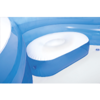 Intex Felfújható medence ülőkékkel és háttámlával 229 x 229 x 66 cm