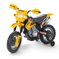 Kids World Játék kismotor Enduro sárga
