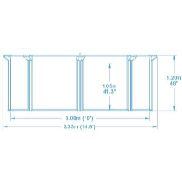 Bestway Hydrium 3 x 1,2 m medence szett 