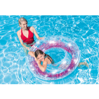 Intex Sparkling Glitter úszógumi 119 cm pink