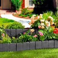 Garden King Kőhatású műanyag ágyásszegély 10 db