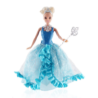Kids World BONNIE PRINCESS baba - kék