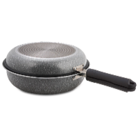 De Gusto Oboustranná pánev DOUBLEPAN 2v1, 27 cm a 29 cm