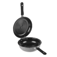 De Gusto Oboustranná pánev DOUBLEPAN 2v1, 27 cm a 29 cm