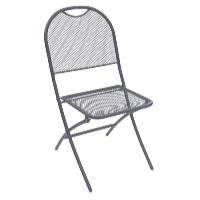 Garden King FILO összecsukható kerti szék 47 x 87 x 56 cm