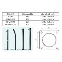 Clean Pool Szolár kerti zuhany - Comfort