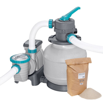 Bestway EXPERT EVO homokszűrő 8327 l/óra + 25kg szűrőhomok