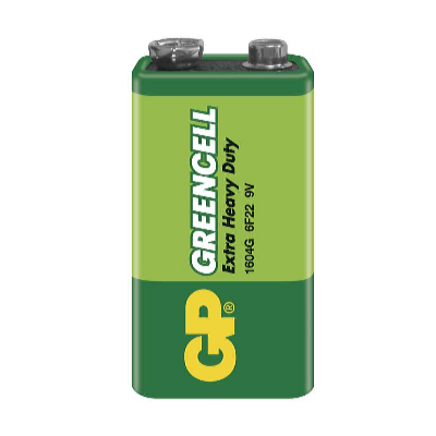 GP Batteries Cink-klorid akkumulátor GP 9V 1db