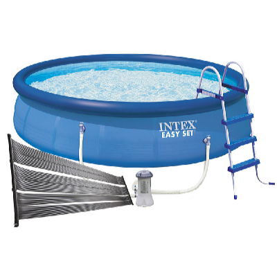 Intex EASY SET 4,57 x 1,07 m medence tartozékokkal + Szolár vízmelegítő rendszer 3m2