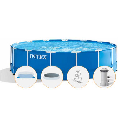 Intex Metal Frame 4,57 x 1,22 m medence szett 