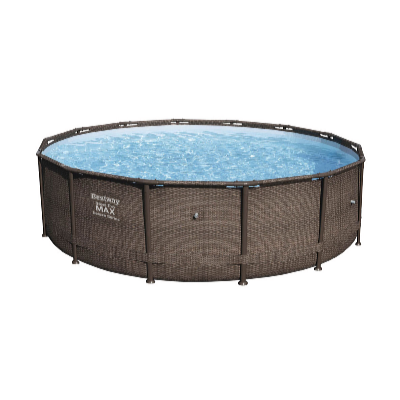 Steel Pro Max Rattan 3,66 x 1 m medence önállóan