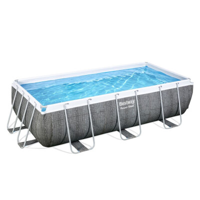 Bestway Power Steel Rattan 4,12 x 2,01 x 1,22 m medence önállóan