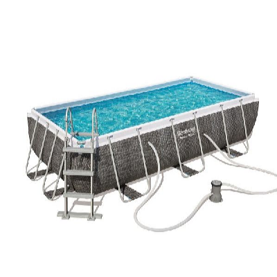 Bestway Power Steel Rattan 4,04 x 2,01 x 1 m medence tartozékokkal