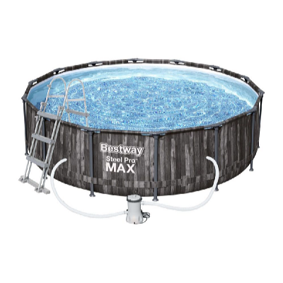 Bestway Steel Pro Max Wood 3,66 x 1 m medence szett 