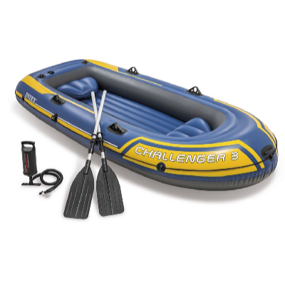 Intex Felfújható csónak Challenger 3 szett - 295 x 137 cm