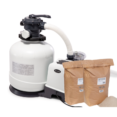 Intex KRYSTAL CLEAR homokszűrő 9200 l/óra SX3200 + 2x25kg szűrőhomok