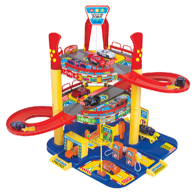 Kids World CAR ZONE emeletes játékgarázs