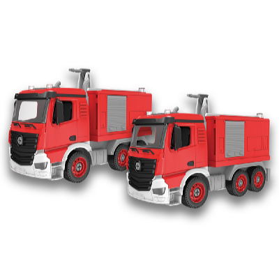 Kids World LOGIS AUTO tűzoltók logikai építőjáték - 2db