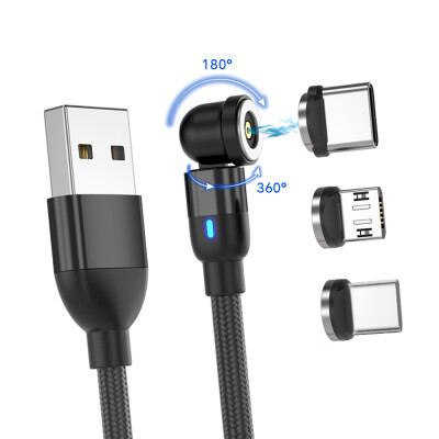 Platinium Mágneses töltőkábel 540° 3in1 2m