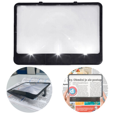 HomeLife Nagyító olvasáshoz LED világítással - Page Bright