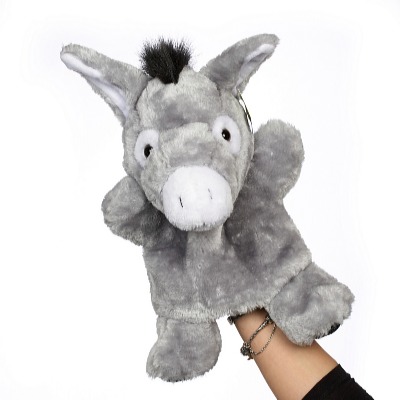 Kids World Plüss csacsi kesztyűbáb 37 cm - 2db