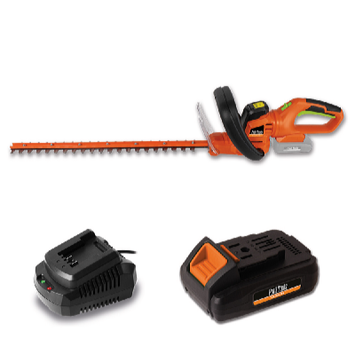 Profi Tools Akkumulátoros sövényvágó MOE-KT01-18 + Akkumulátor 20V 2Ah + Akkumulátor gyorstöltő