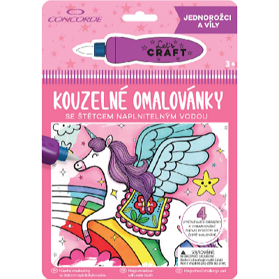 Concorde Varázslatos kifestő - unikornisok és tündérek