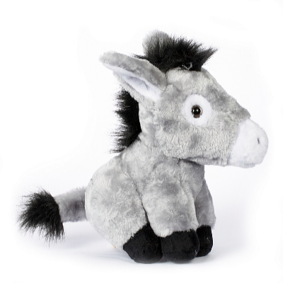 Kids World Plüss ülő csacsi 28 cm - 2db