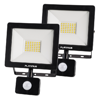 Platinium LED-es energiatakarékos reflektor mozgásérzékelővel 30 W - 2db