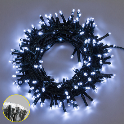 Platinium LED fénylánc 200 dióda, 15 m, hideg fehér
