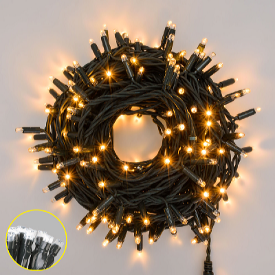 Platinium LED fénylánc 200 dióda, 15 m, meleg fehér
