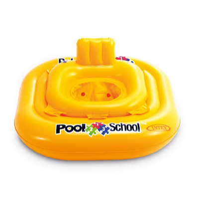 Intex Felfújható vízi gyermek ülőke Pool School Deluxe 79 x 79 cm