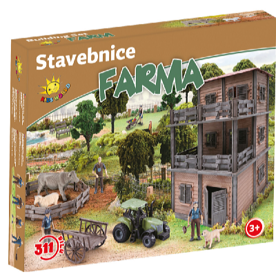 Kids World Farm építőjáték 311 db