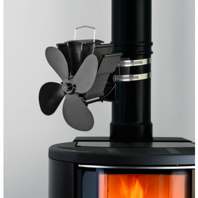 HomeLife SIROC 4 kályhaventilátor füstcsőre