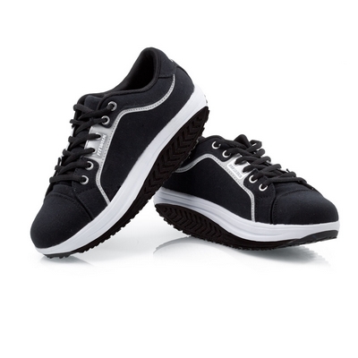 Fit Walk vászoncipők fekete 39