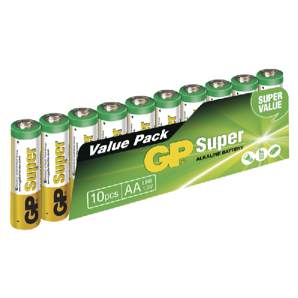 GP Batteries Alkalikus elem GP 1,5V AA 10 db