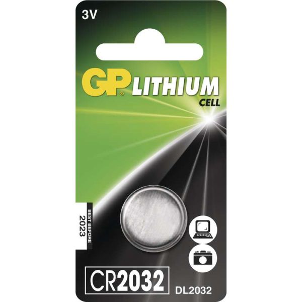 GP Batteries Lítium gombelem  GP CR2032 1db