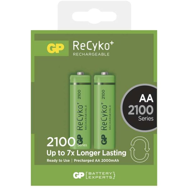 GP Batteries GP NiMH ReCyko+ AA újratölthető elem 2 db