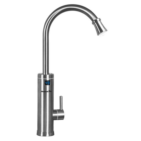 HomeLife INOX DIGITAL elektromos vízmelegítős csap SDR-18DC-3H