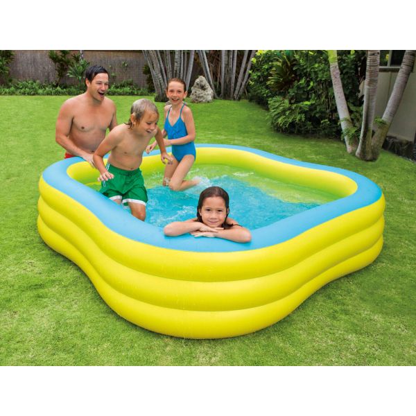 Intex Nafukovací bazén Beach Wave 2,29 x 2,29 x 0,56 m žlutá