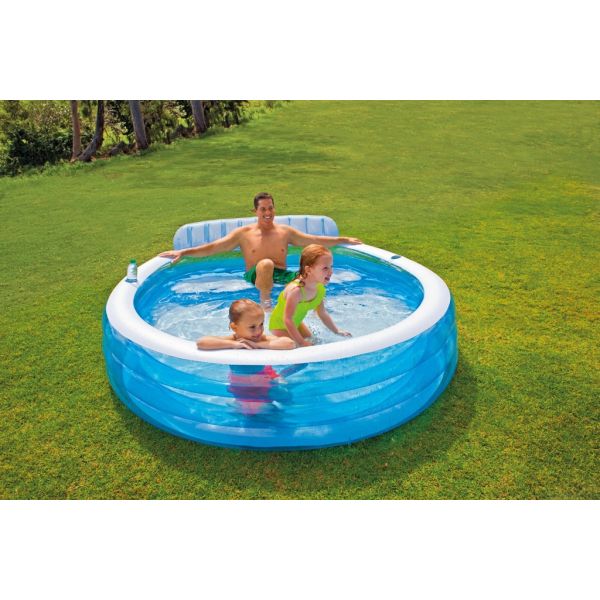 Intex 57190NP Swim Center Family Lounge medence 229 x 218 x 79 cm