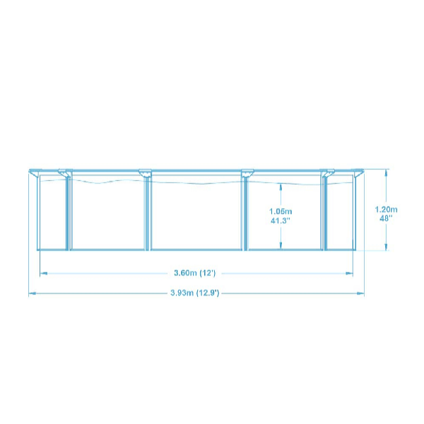 Bestway Hydrium 3,6 x 1,2 m médence szett