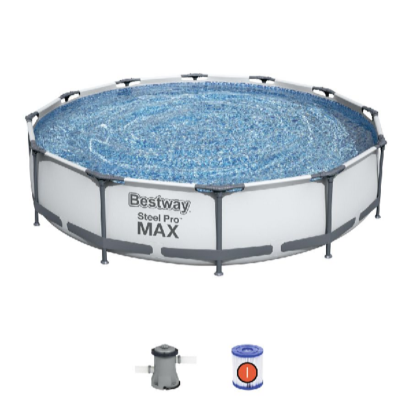 Bestway Steel Pro Max 3,66 x 0,76 m medence cirkulációs szűrővel