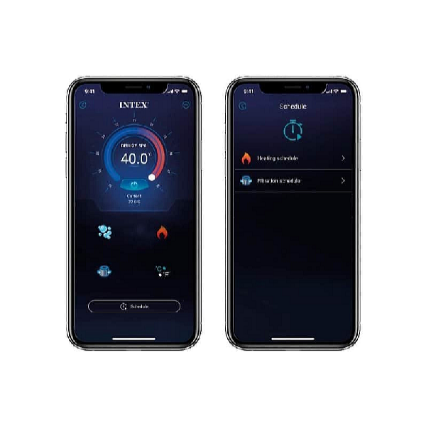 Intex PureSpa Bubble Greywood Deluxe XL masszázsmedence