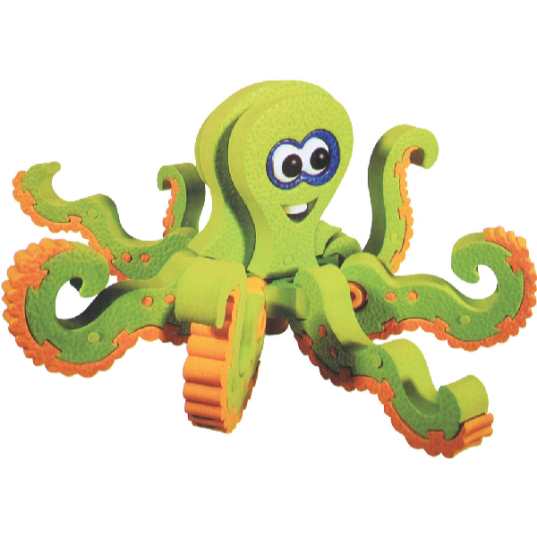 Kids World 3D szivacs puzzle – Tengeri világ